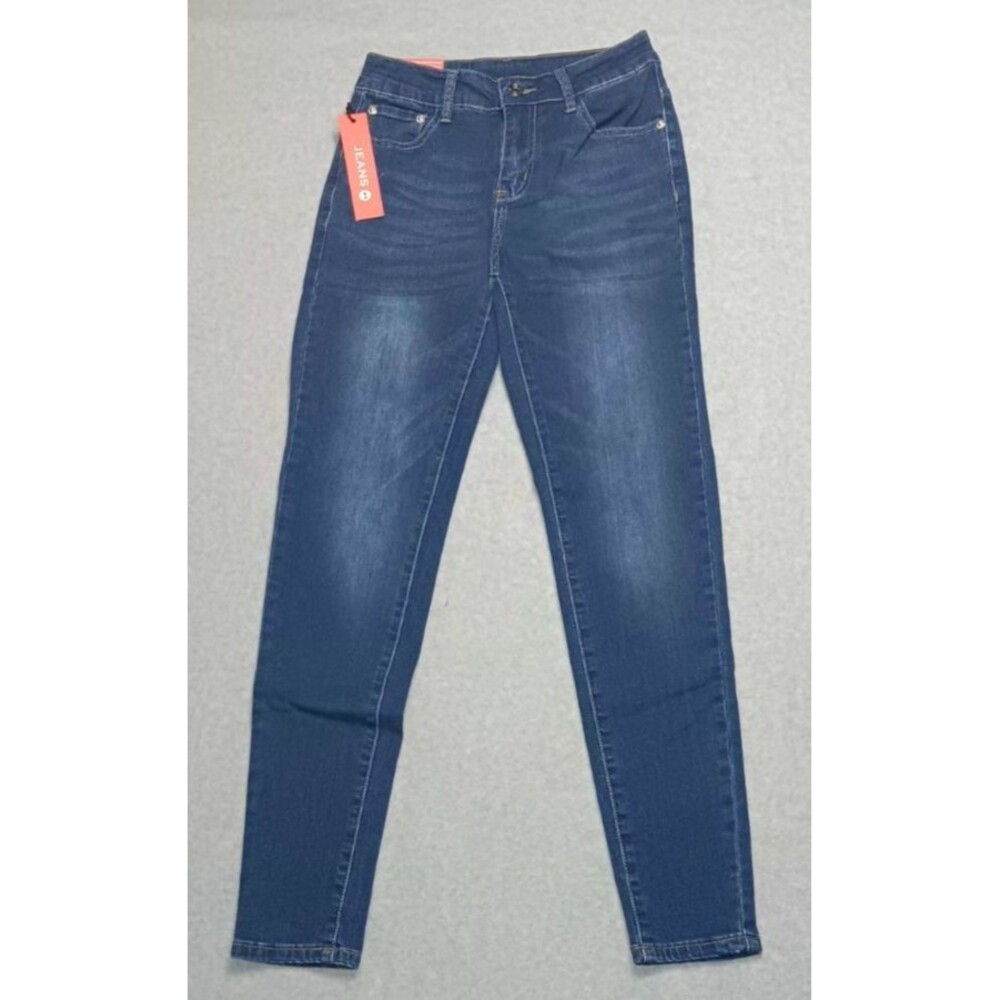 NWT! "Jeans" Blue Denim Skinny Jeans Women Size 2 Blue distressed lines